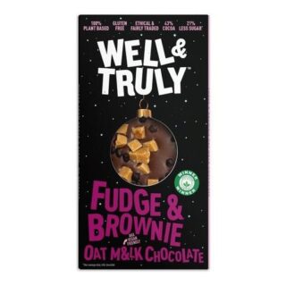 Well and Truly Fudge Brownie Bauble Oat M&lk Chocolate