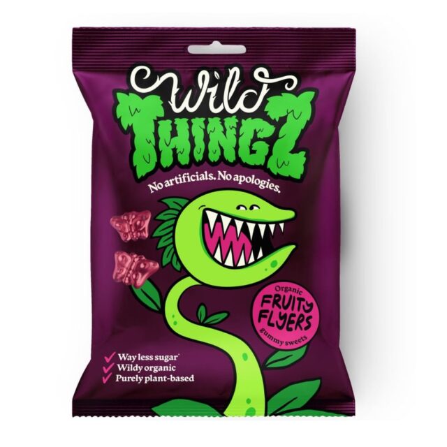 Wild Thingz Organic Fruity Flyers Gummy Sweets