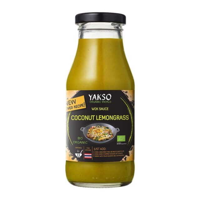 Yakso Organic Wok Sauce Coconut & Lemongrass