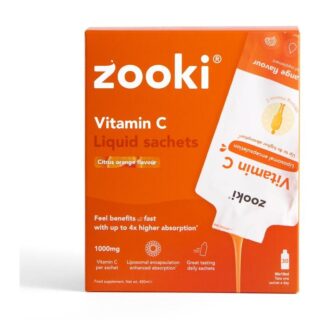 Zooki Vitamin C 1000mg Orange Box Liposomal