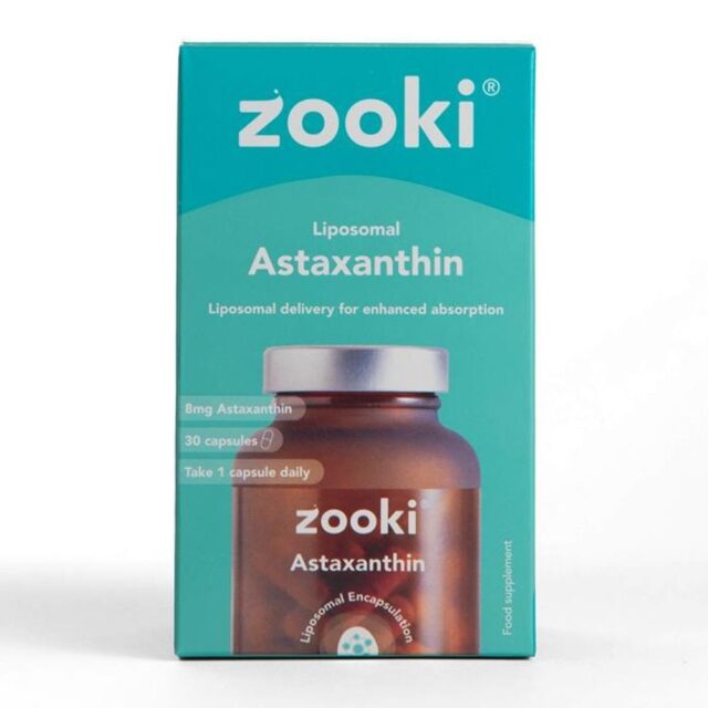 Zooki Liposomal Astaxanthin 10mg 30 Day Supply