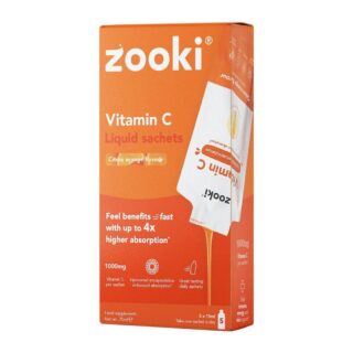 Zooki Vitamin C 1000mg Orange Box Liposomal