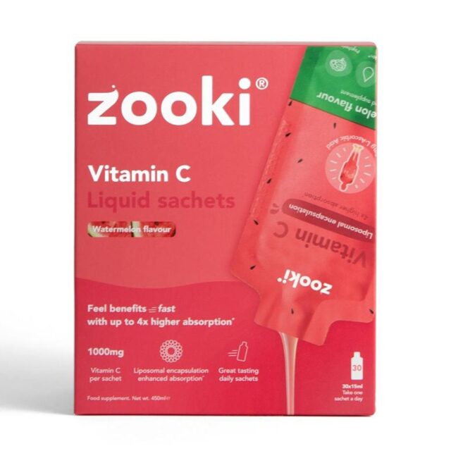 Zooki Vitamin C 1000mg Watermelon Box Liposomal