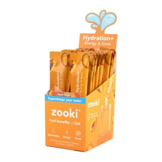 Zooki Electrolytes+ Energy & Focus Peach Flavour