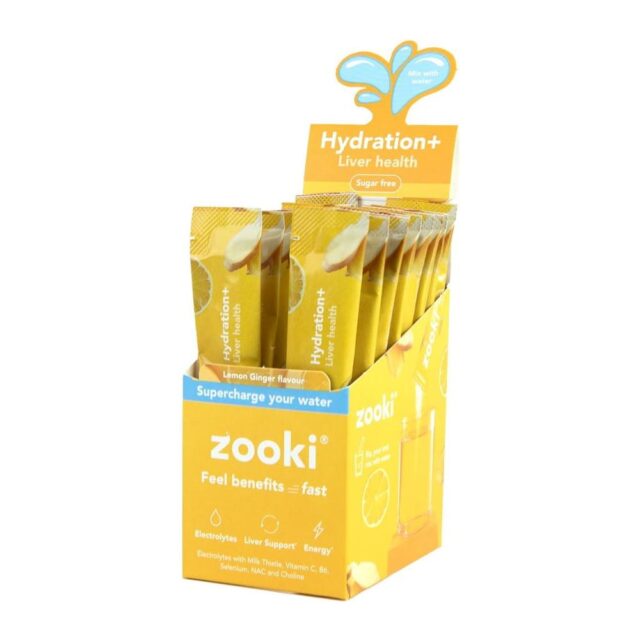 Zooki Electrolytes+ Liver Health Lemon Ginger