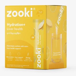 Zooki Electrolytes+ Liver Health Lemon Ginger