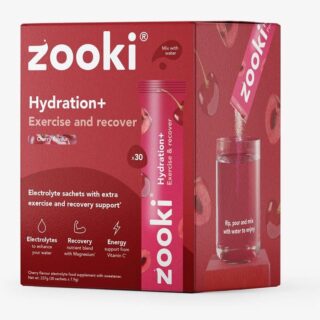 Zooki Electrolytes+ Exercise & Recover Cherry