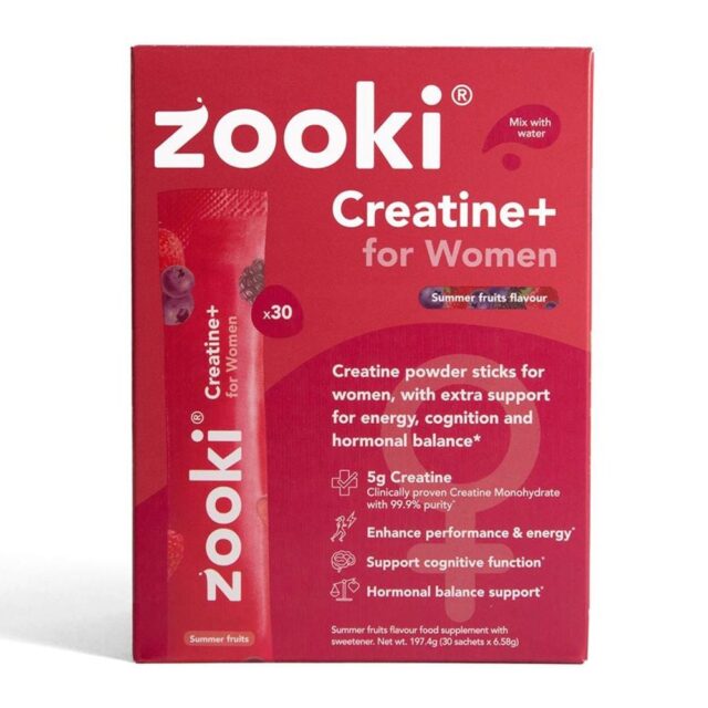 Zooki Creatine+ For Women Powder Sachets Summer Fruits Box