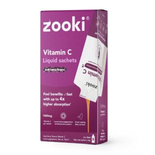 Zooki Vitamin C 1000mg Acai Berry Box Liposomal