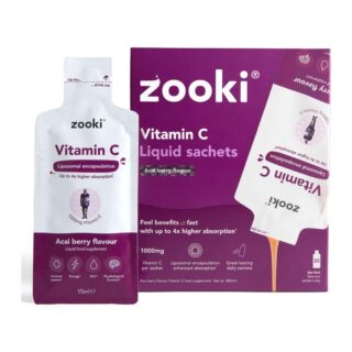 Zooki Vitamin C 1000mg Acai Berry Box Liposomal