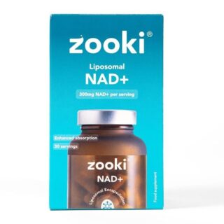 Zooki Liposomal NAD+ 300mg Capsules - 30 Day Supply