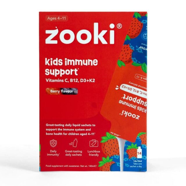 Zooki Kids Immune Support Vitamin C and Vitamin D3+K2 14 Box