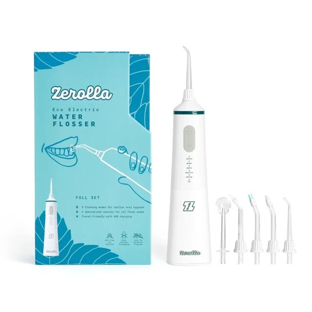 Zerolla Eco Electric Portable Water Flosser 300ml - Full Set