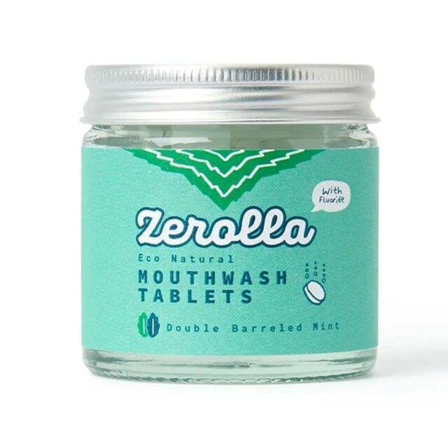 Zerolla Natural Mouthwash - Double Mint + Natural Fluoride