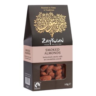 Zaytoun Fairtrade Smoke Seasoned Roasted Almonds