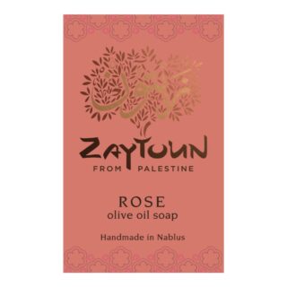 Zaytoun Rose Scented Olive Oil Soap Bar